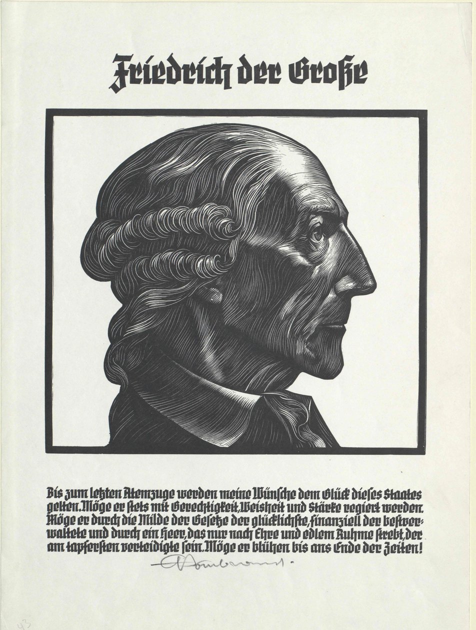 König von Preußen Friedrich II von Artist Unknown