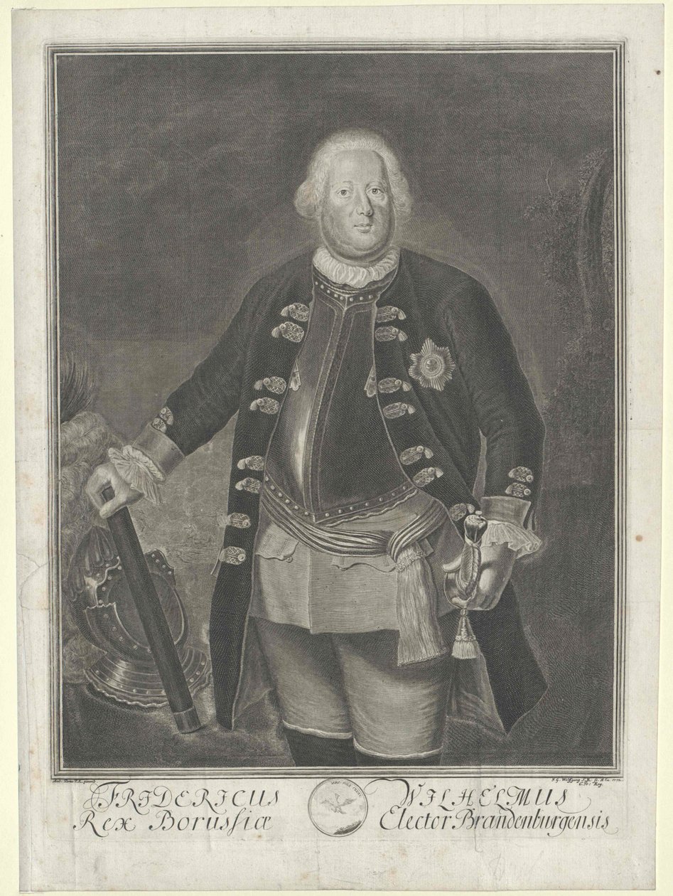 König von Preußen Friedrich Wilhelm I von Artist Unknown