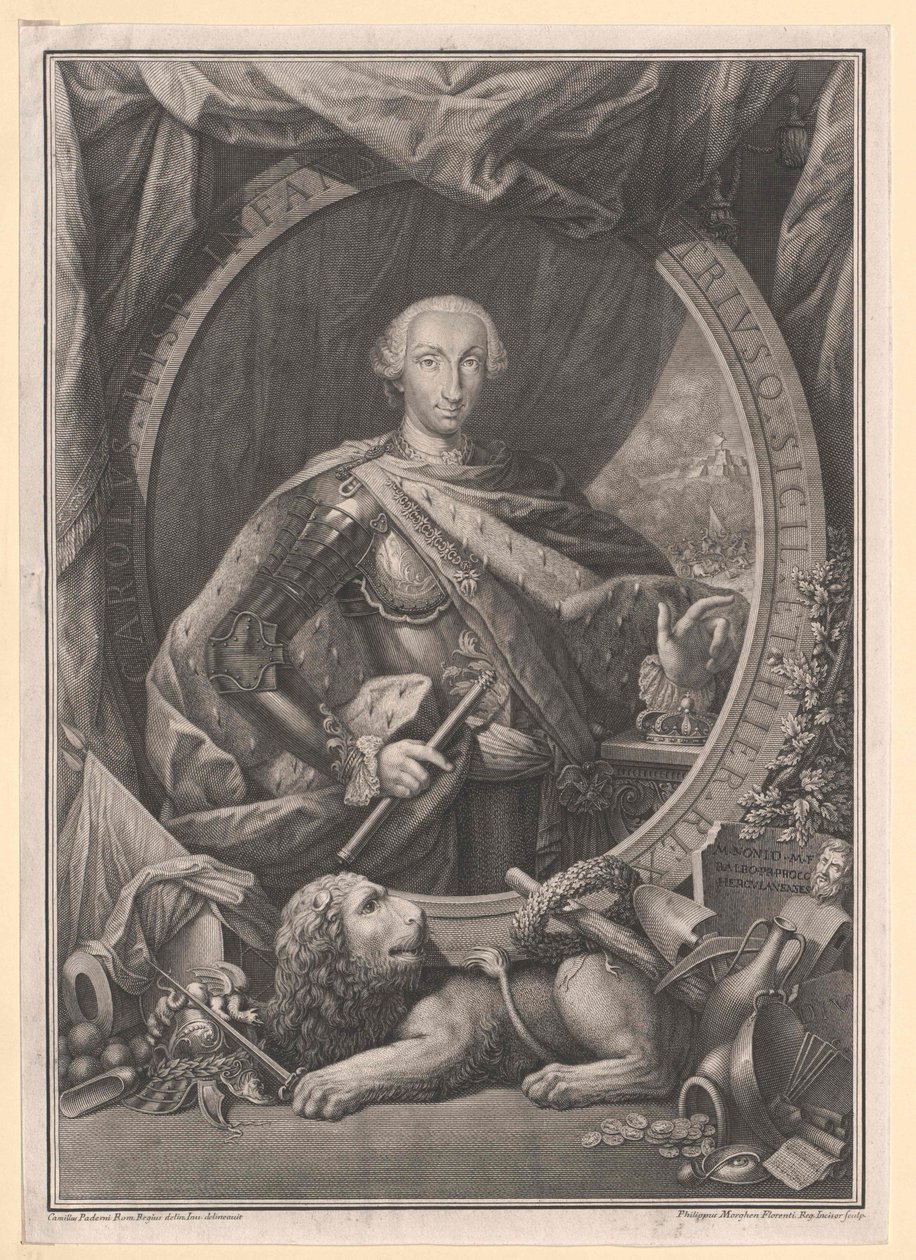 König von Spanien Karl III von Artist Unknown