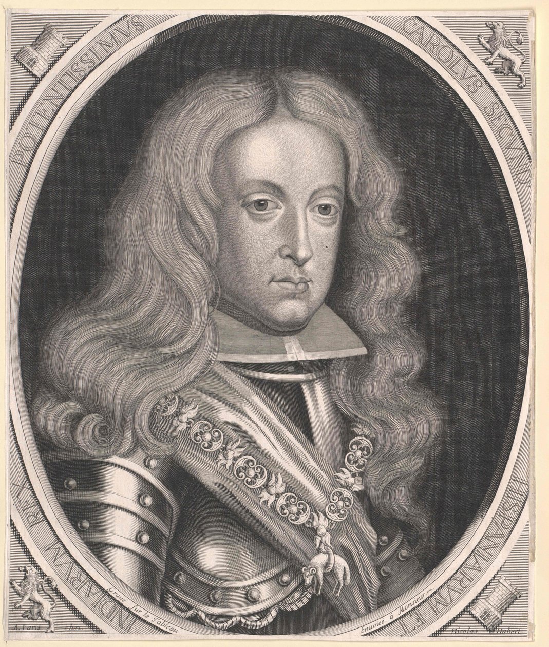 König von Spanien Karl II. von Artist Unknown
