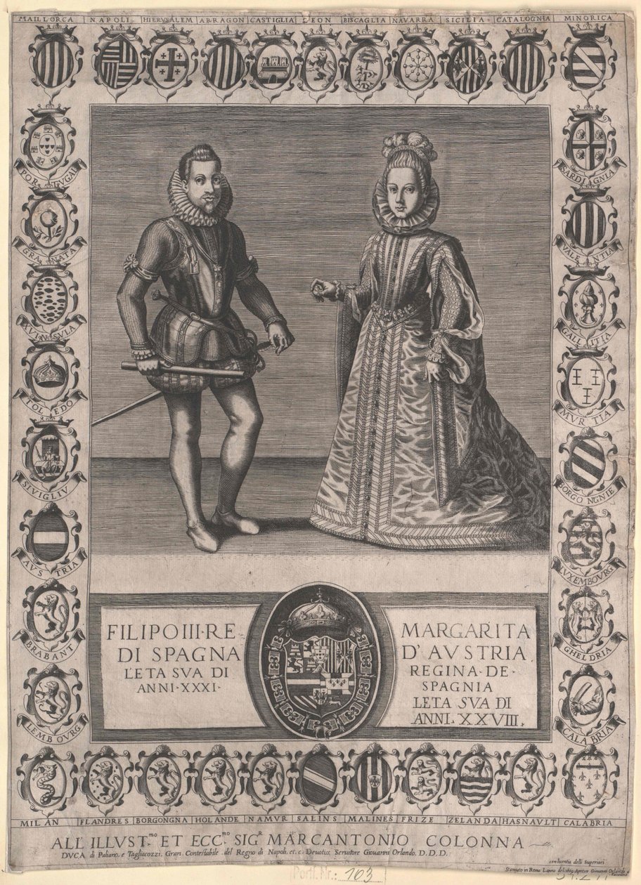 König von Spanien Philipp III von Artist Unknown