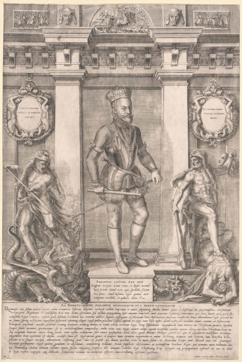 König von Spanien Philipp II von Artist Unknown