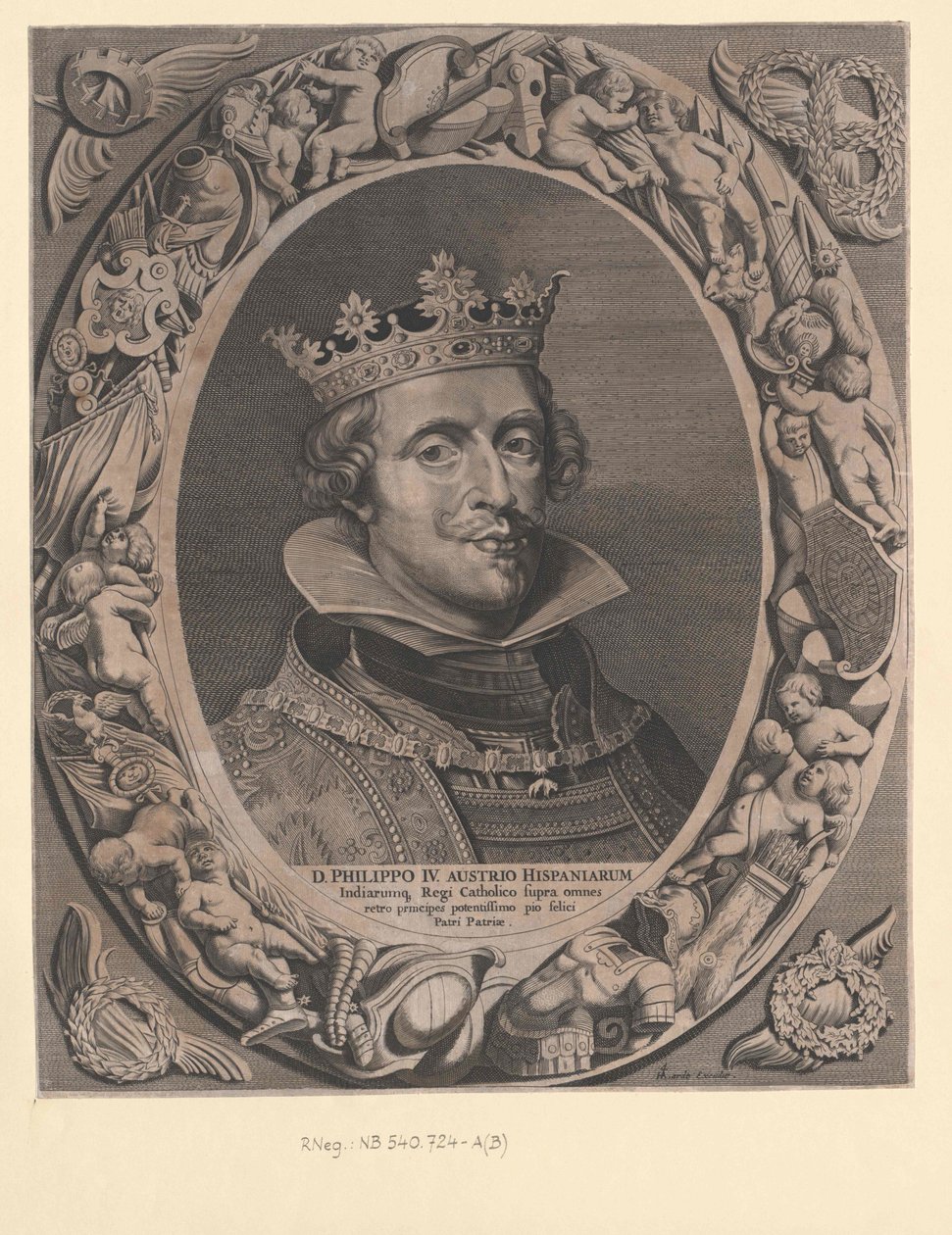König von Spanien Philipp IV von Artist Unknown