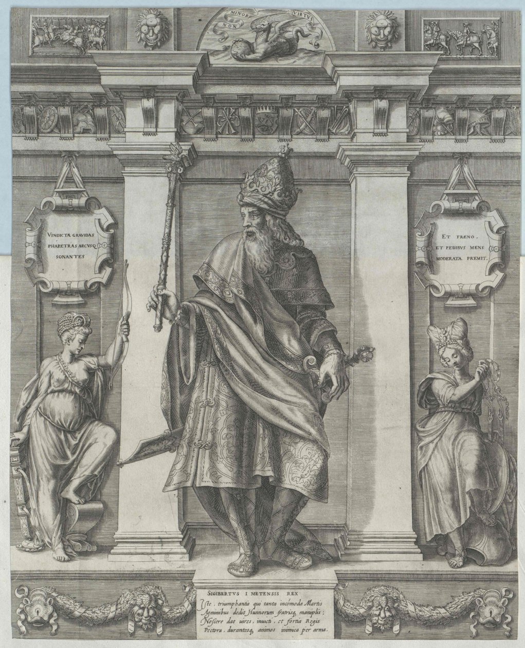 König der Franken Sigibert I von Artist Unknown