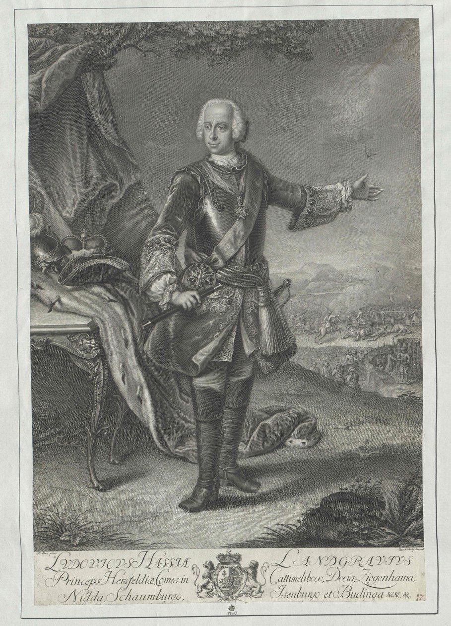 Landgraf von Hessen Ludwig VIII von Artist Unknown