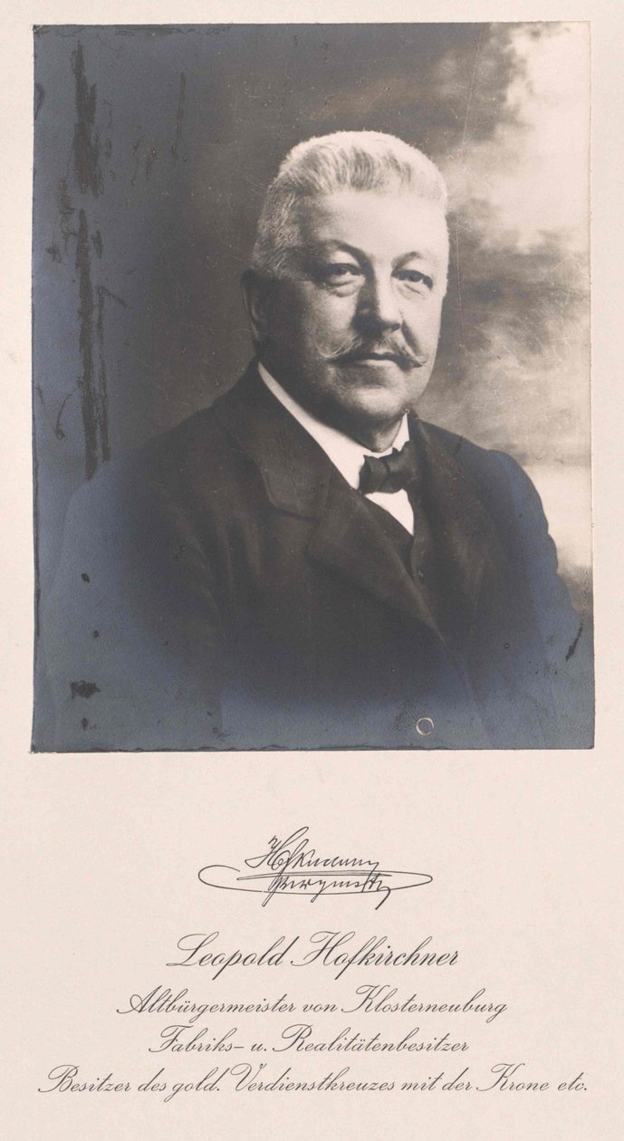 Leopold Hofkirchner (Druck) von Artist Unknown
