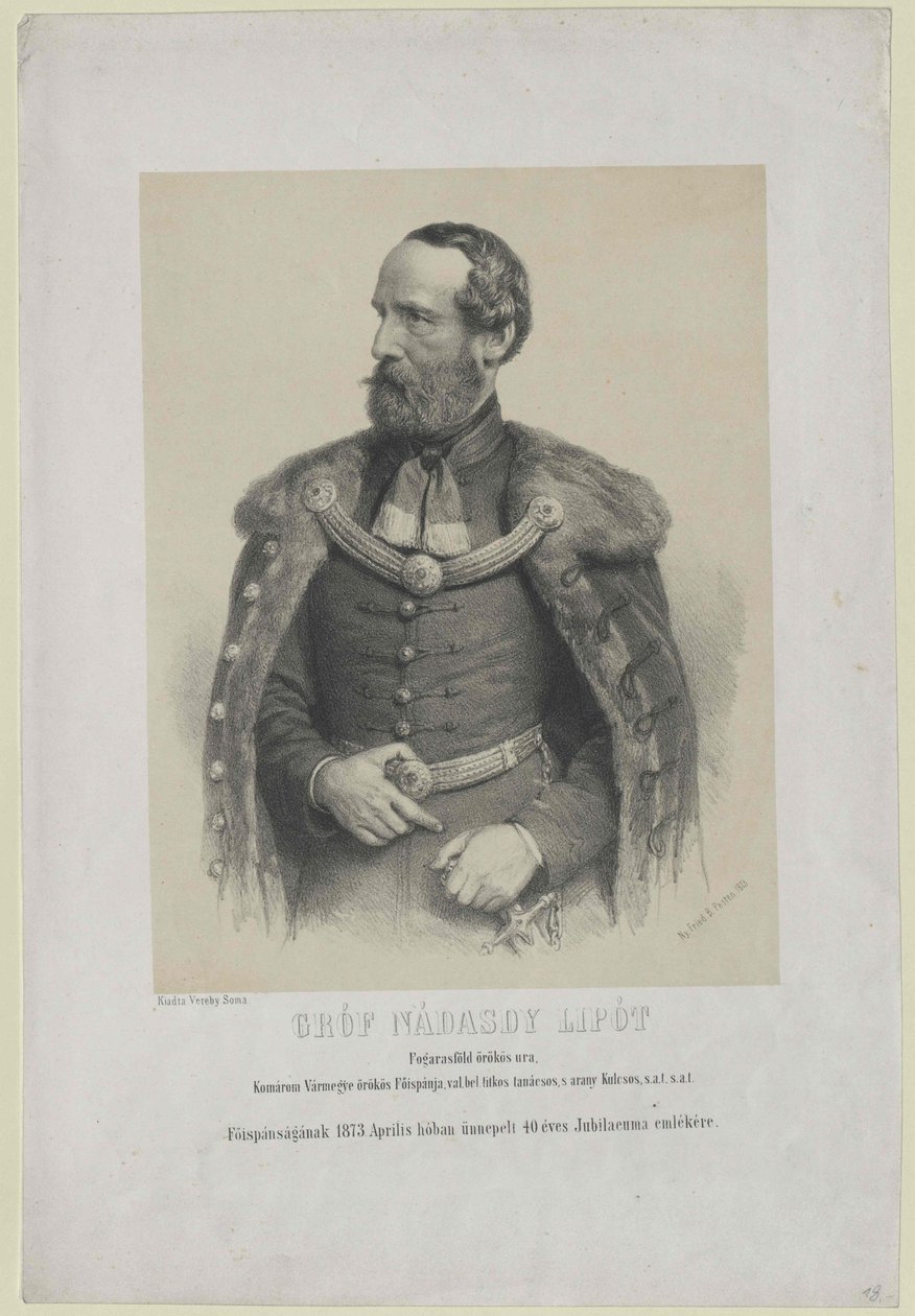 Leopold Graf Nádasdy-Nádasd-Fogaras von Artist Unknown