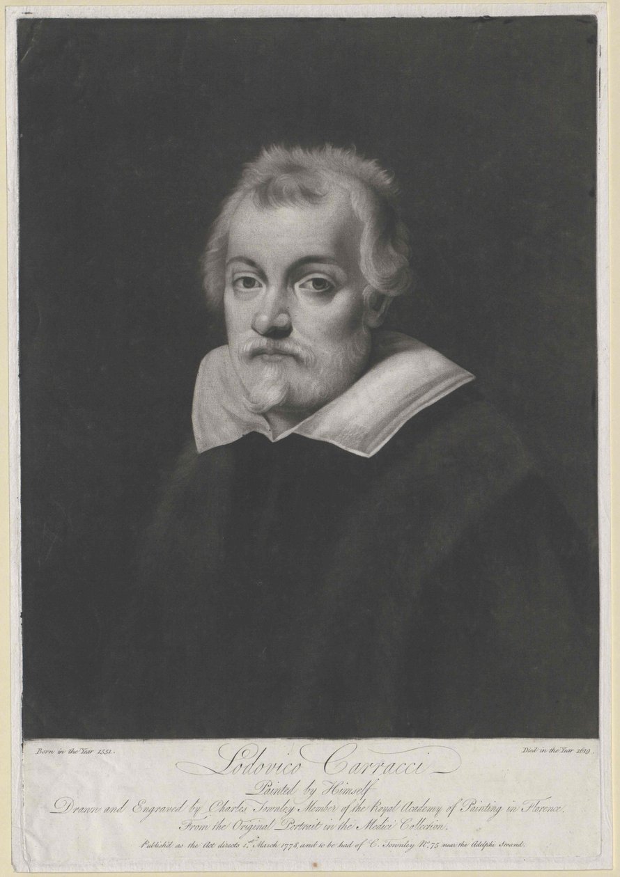 Lodovico Carracci von Artist Unknown