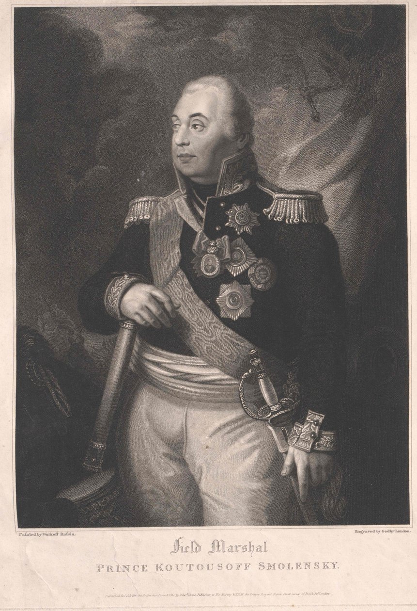 Mikhail Ilarinovich Golenishchev Prinz Kutuzov-Smolensky von Artist Unknown