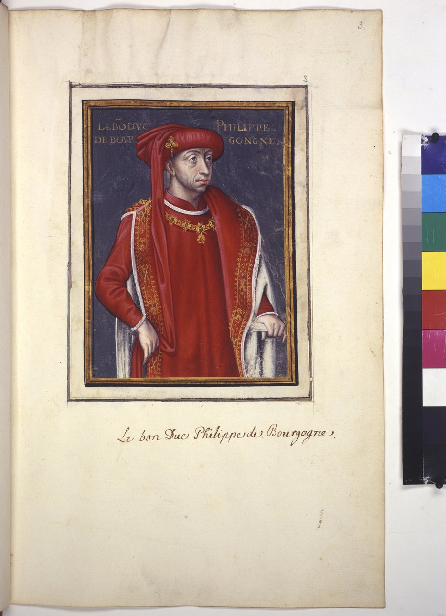 Miniatur: Philippe III. der Gute von Artist Unknown