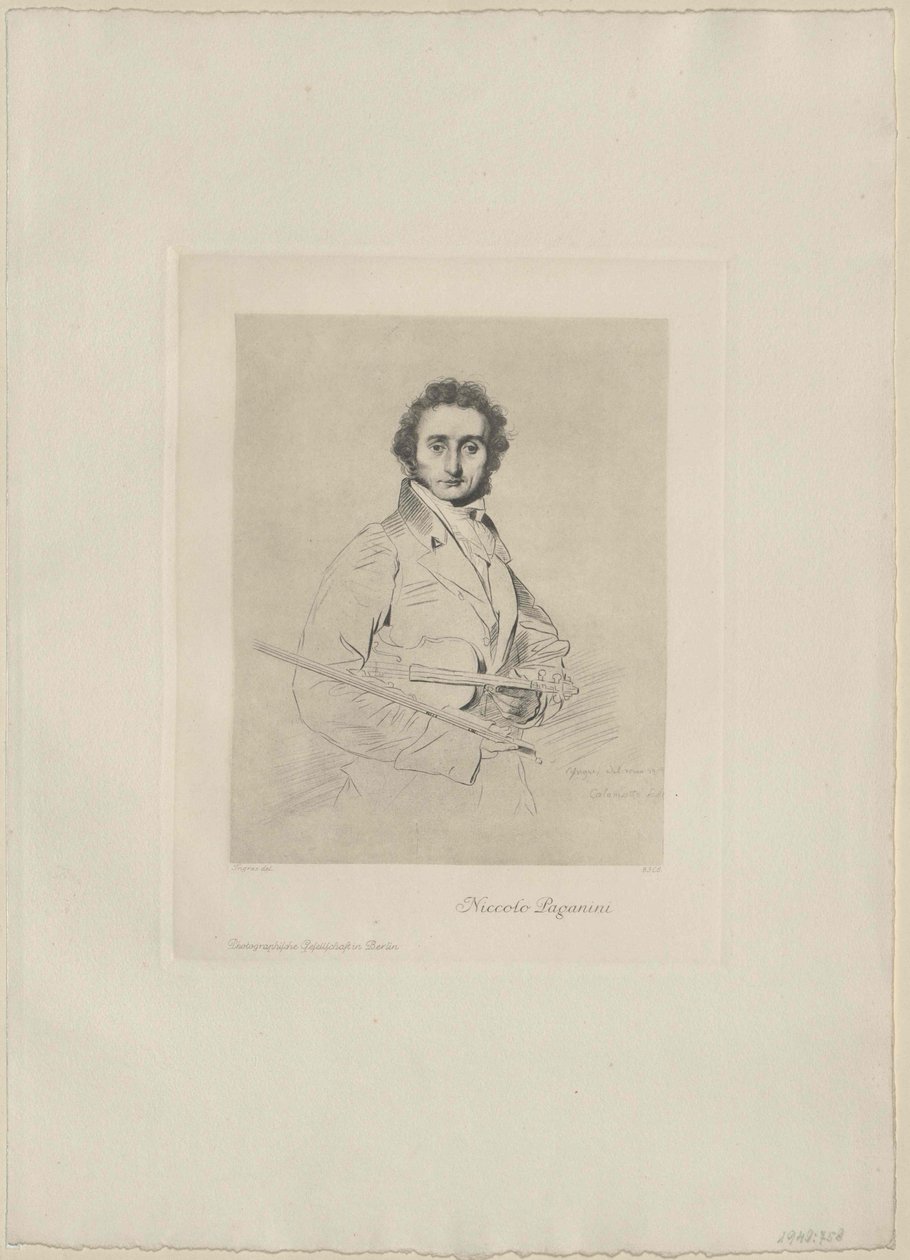 Niccolò Paganini von Artist Unknown
