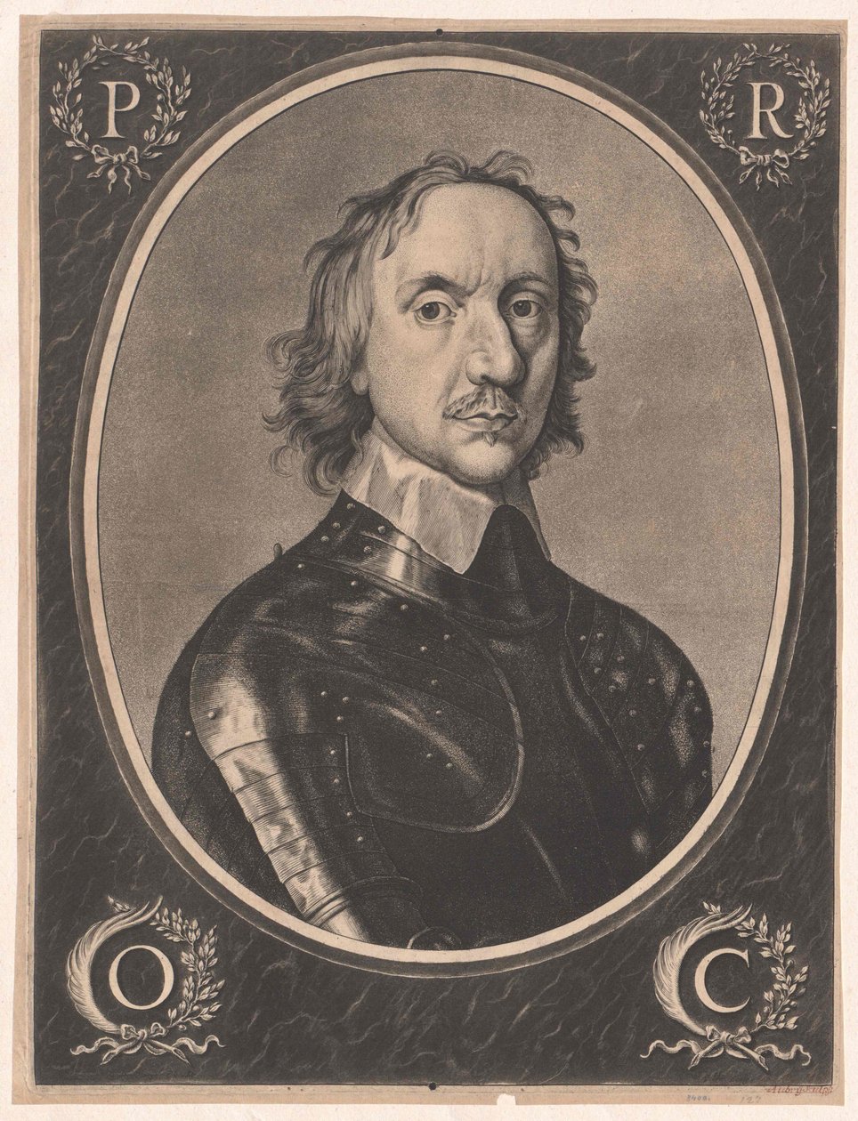 Oliver Cromwell von Artist Unknown