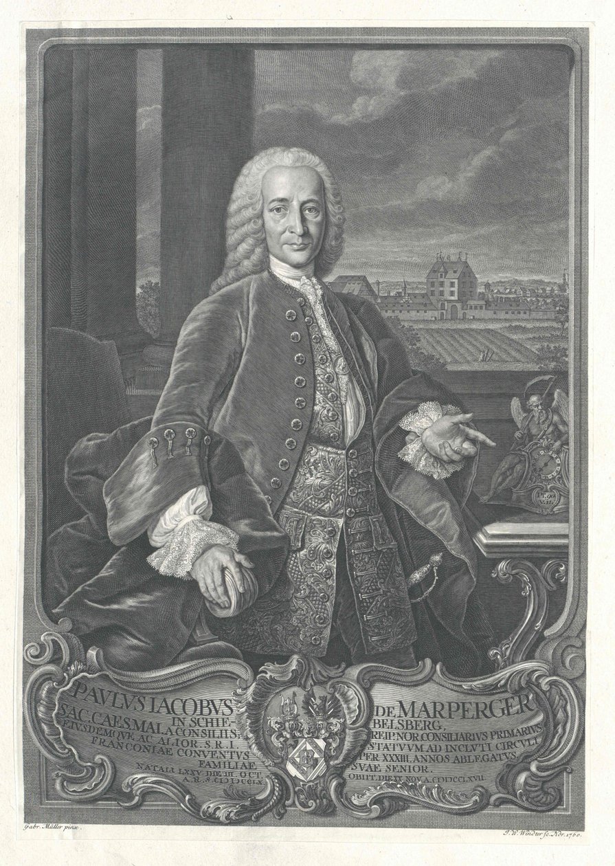 Paul Jakob von Marperger von Artist Unknown