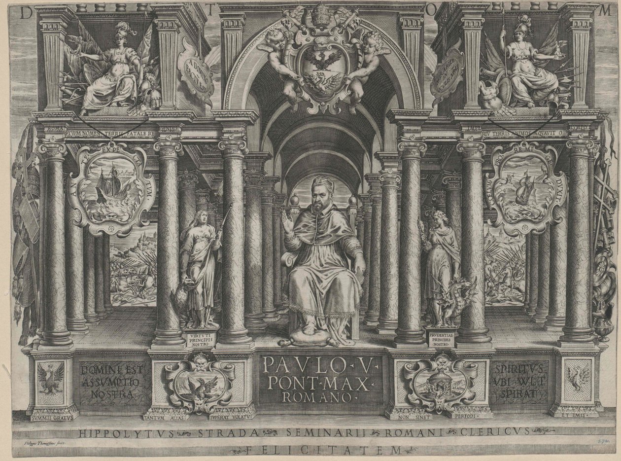 Papst Paul V. von Artist Unknown