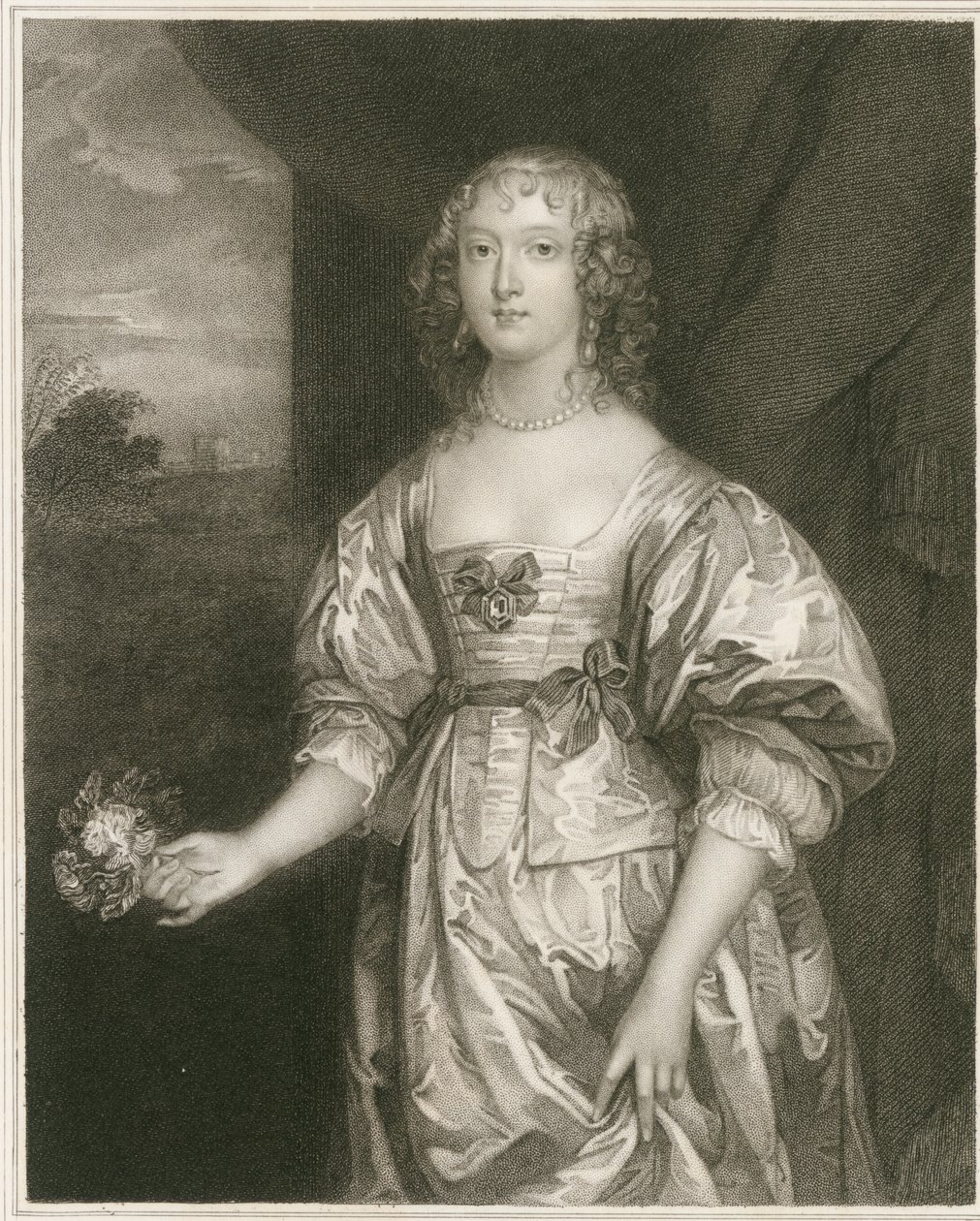 Porträt von Elizabeth Cecil von Artist Unknown