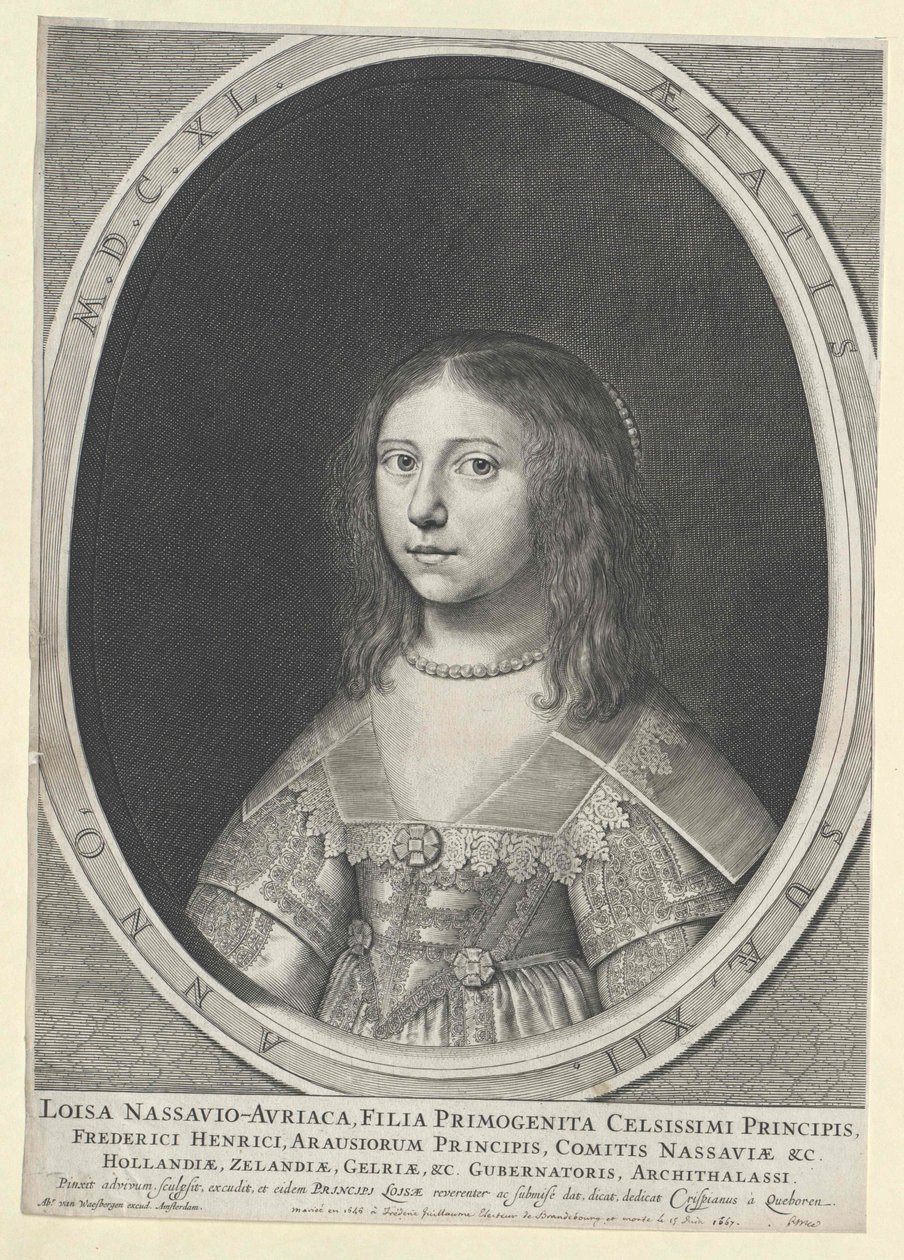 Prinzessin von Oranien Louise Henriette von Artist Unknown