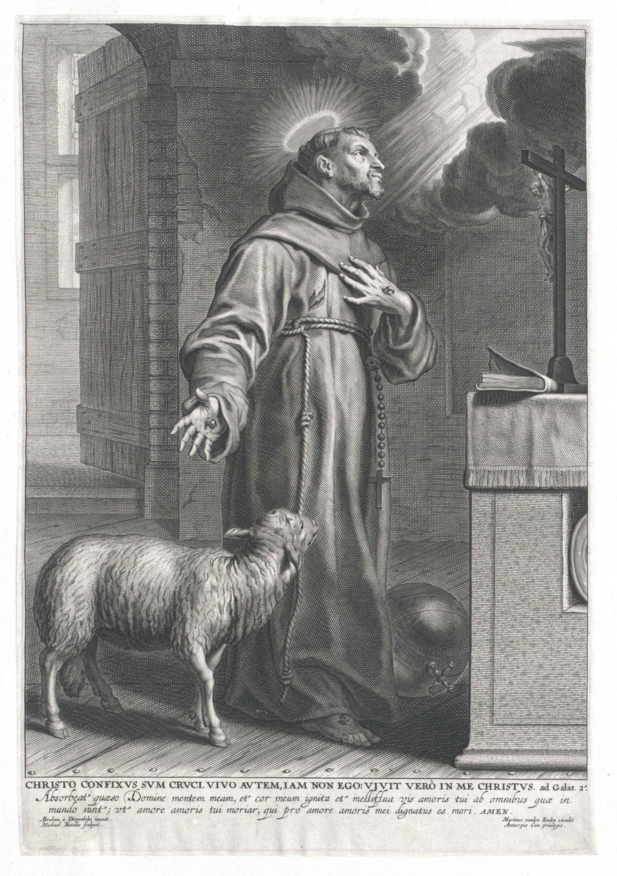 Heiliger Franz von Assisi von Artist Unknown