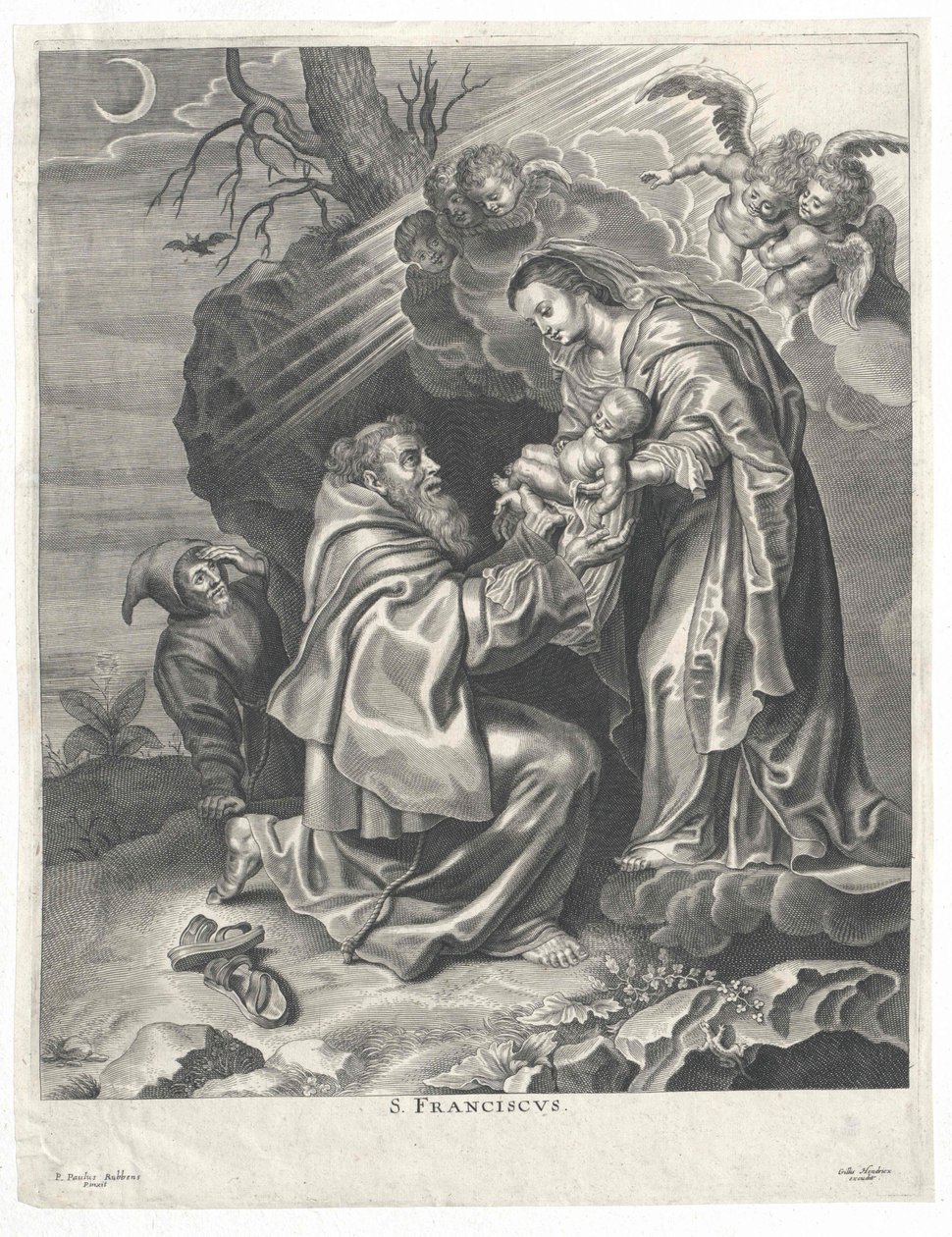 Heiliger Franz von Assisi von Artist Unknown