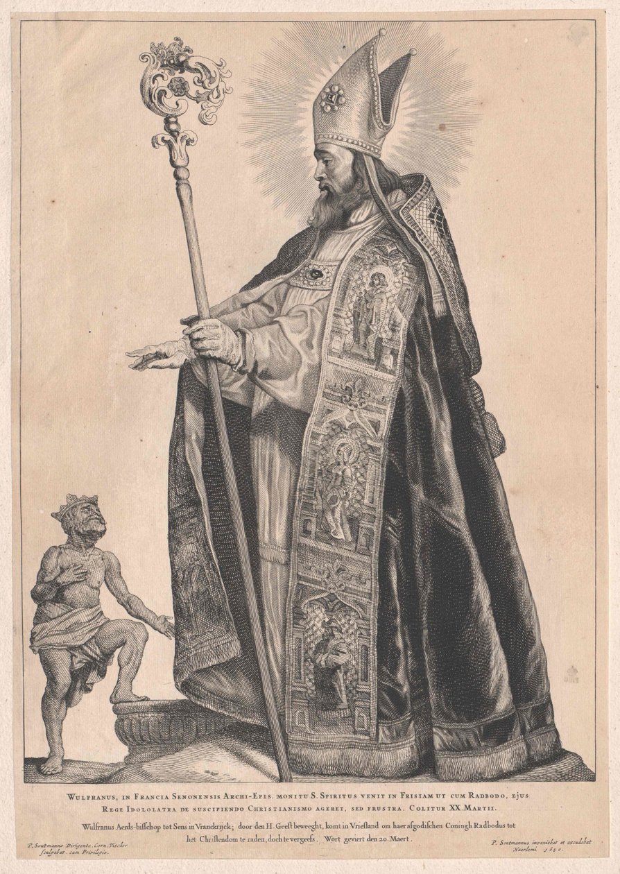 Heiliger Wulfram von Senior von Artist Unknown