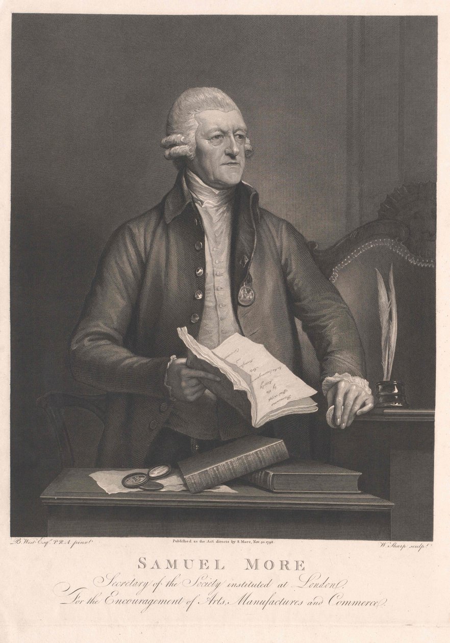Samuel More von Artist Unknown