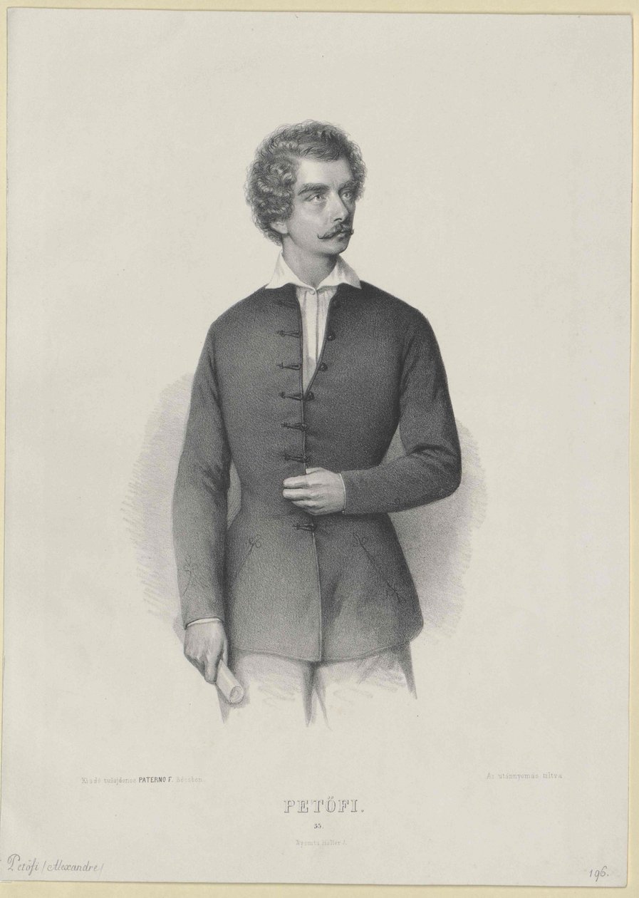 Sandor Petöfi von Artist Unknown