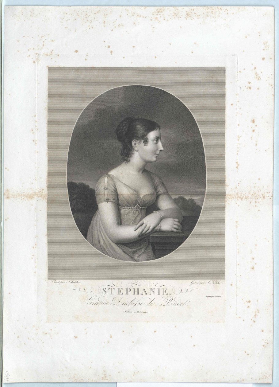 Stephanie von Baden von Artist Unknown