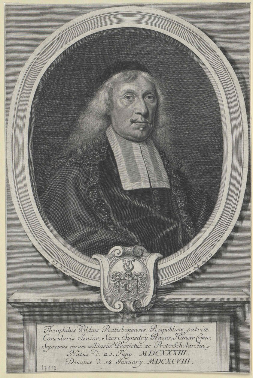 Theophilus Wild von Artist Unknown