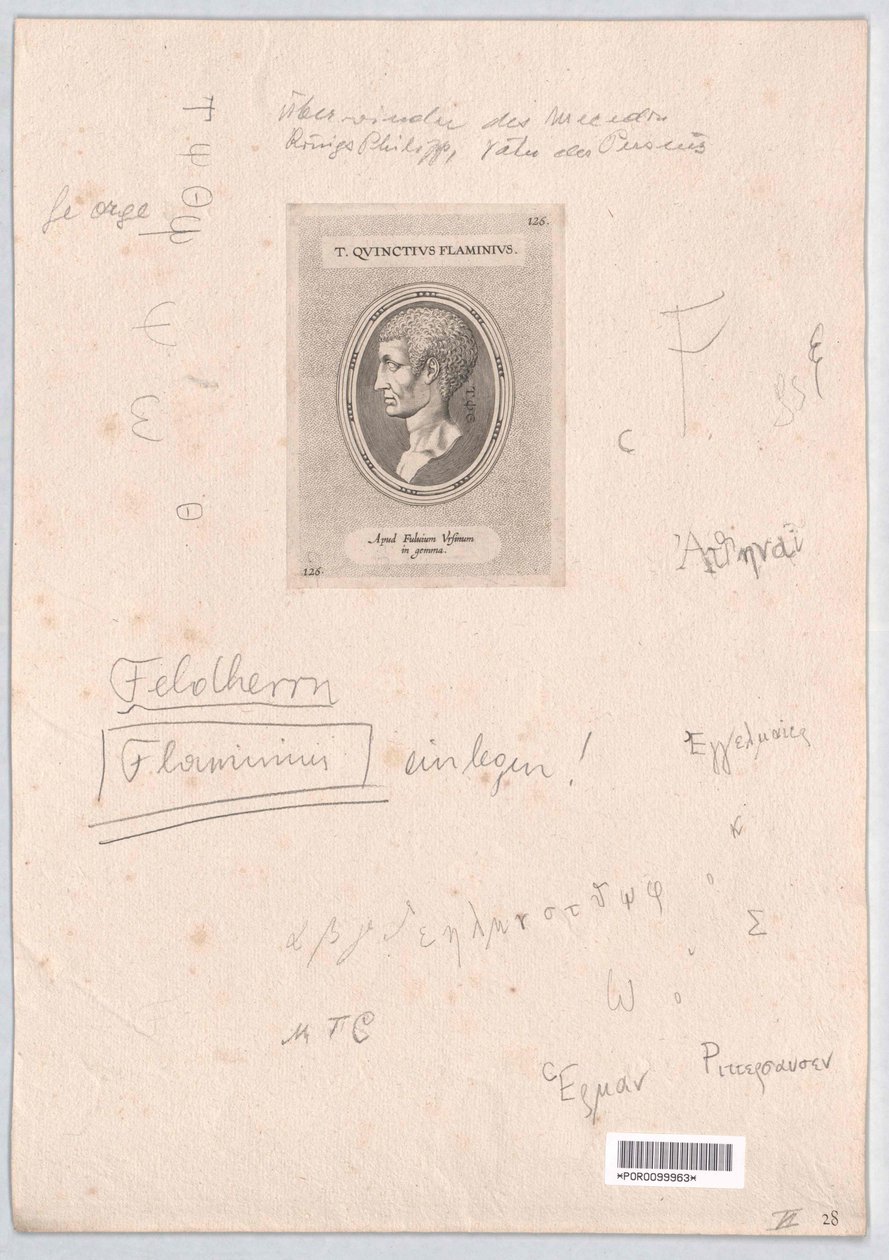 Titus Quinctius Flaminius von Artist Unknown