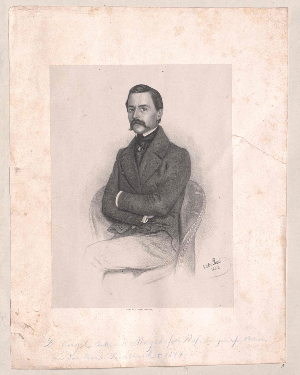 Virgil Ritter von Mayrhofer von Artist Unknown