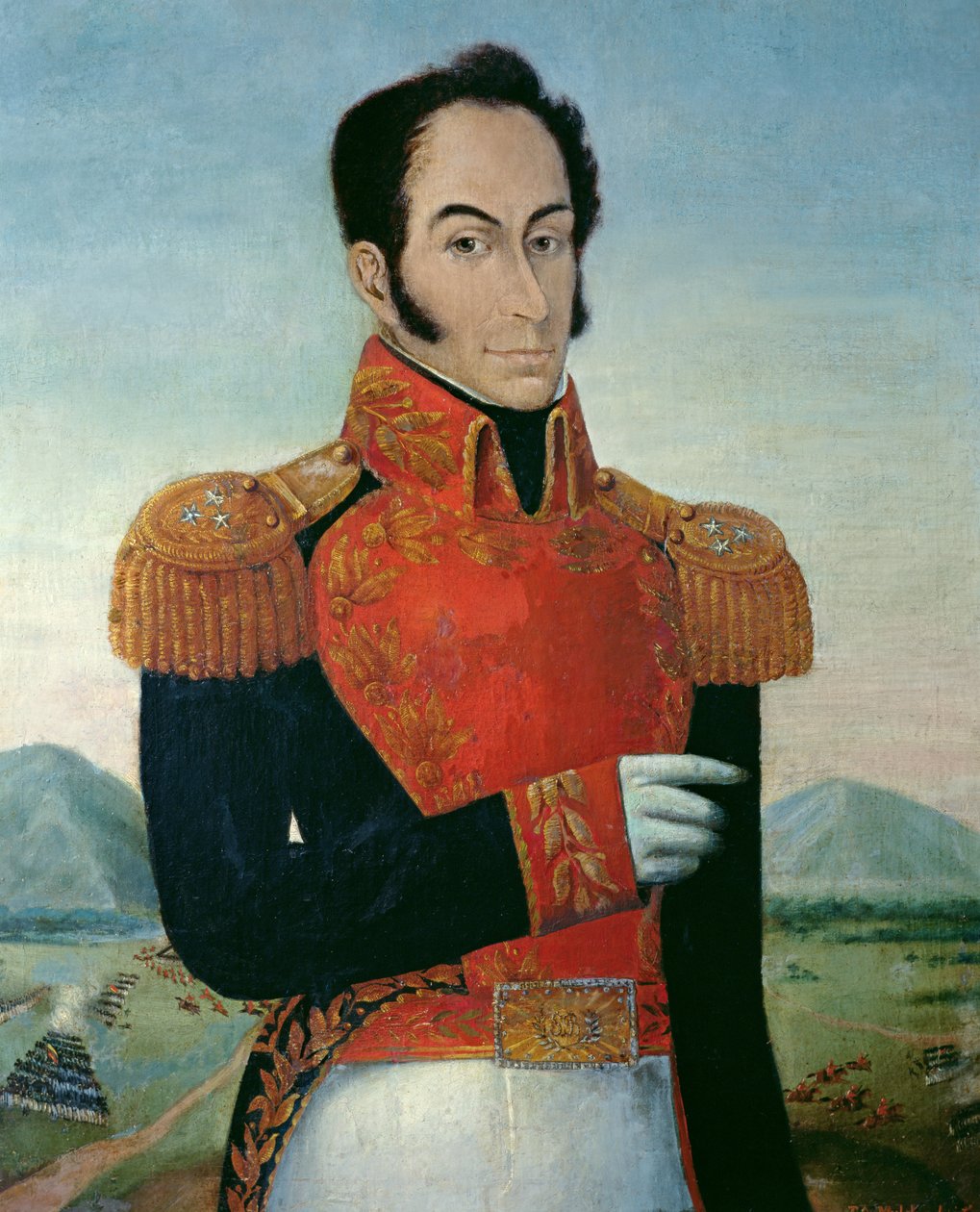 Simon Bolivar (1783-1830) von Arturo Michelena