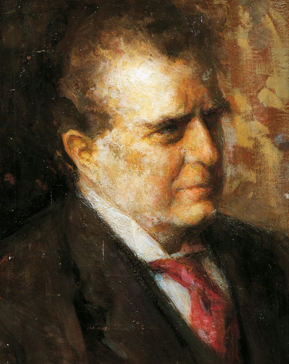 Porträt von Pietro Mascagni von Arturo Rietti