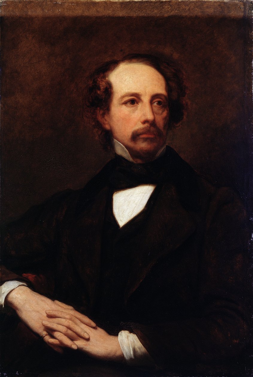 Porträt von Charles Dickens (1812-1870), 1855 von Ary Scheffer