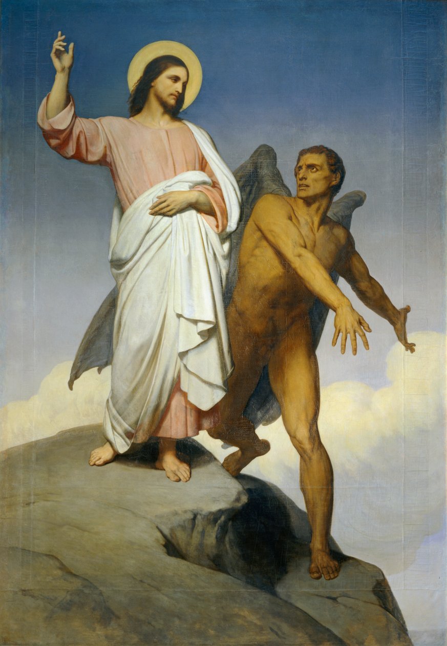Die Versuchung Christi von Ary Scheffer