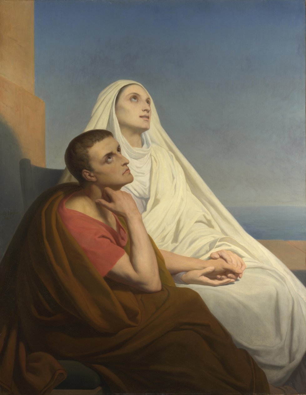 Heilige Augustinus und Monika, 1854 von Ary Scheffer