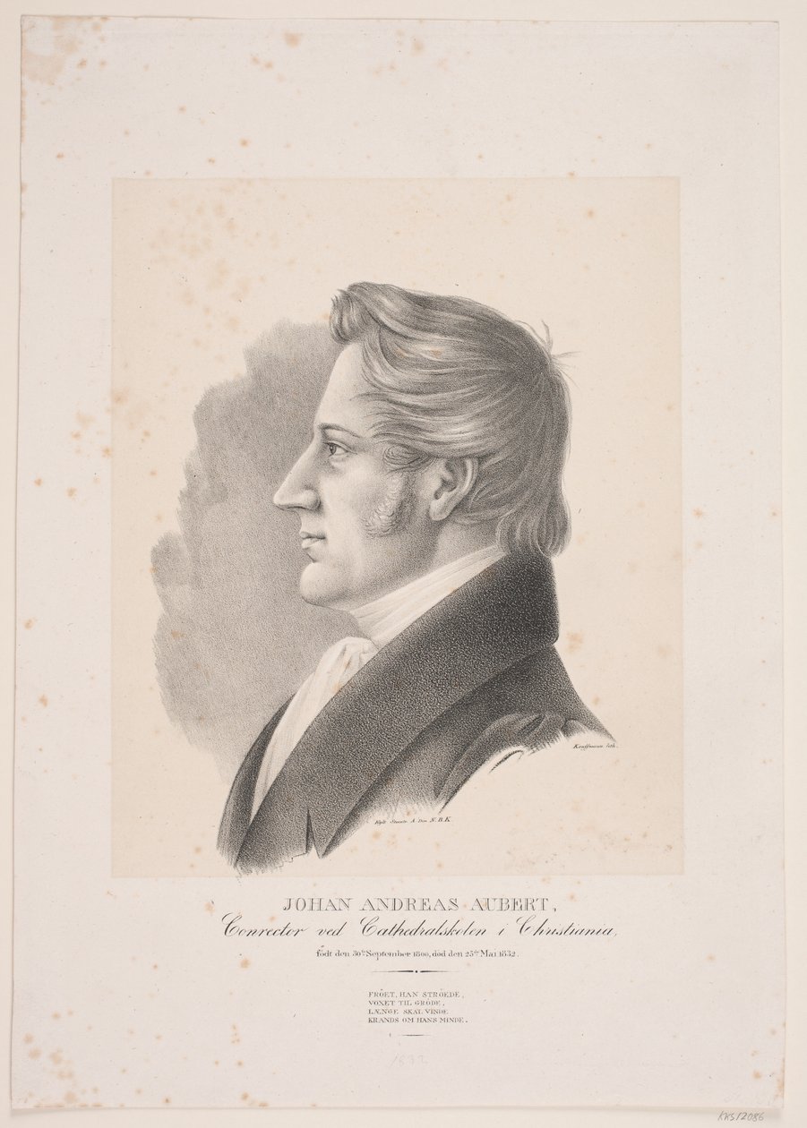 Johan Andreas Aubert von Asmus Kaufmann