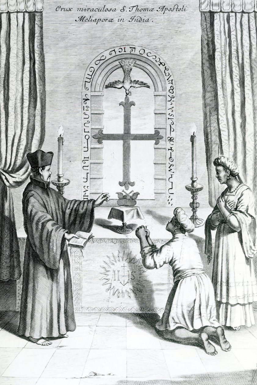 Das Heiligtum des Heiligen Thomas in Meliapore, 1667 von Athanasius Kircher