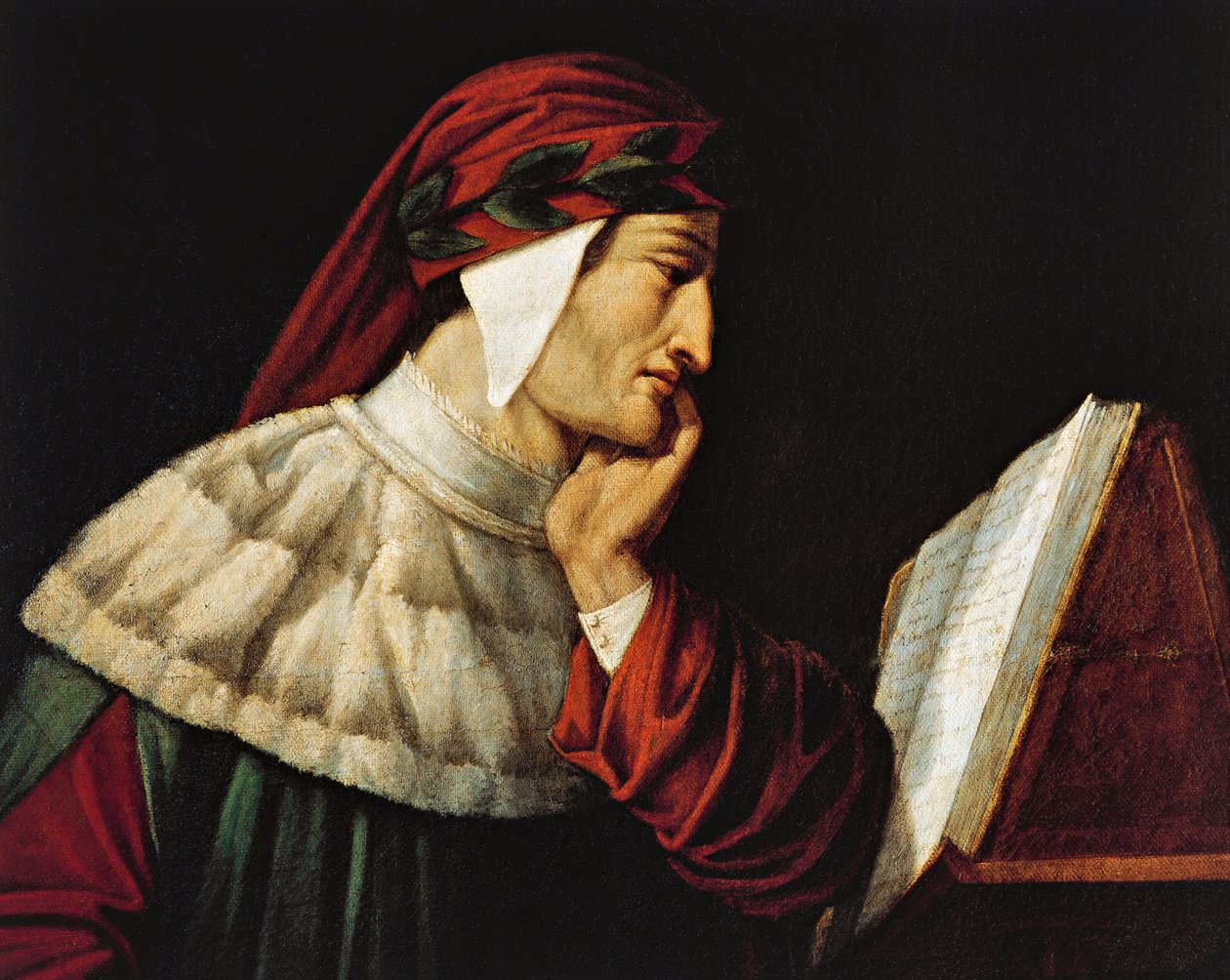 Porträt von Dante Alighieri von Attilio Roncaldier
