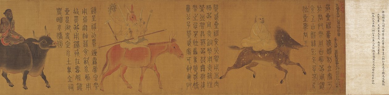 Die fünf Planeten und achtundzwanzig Konstellationen von Attributed to Zhang Sengyao