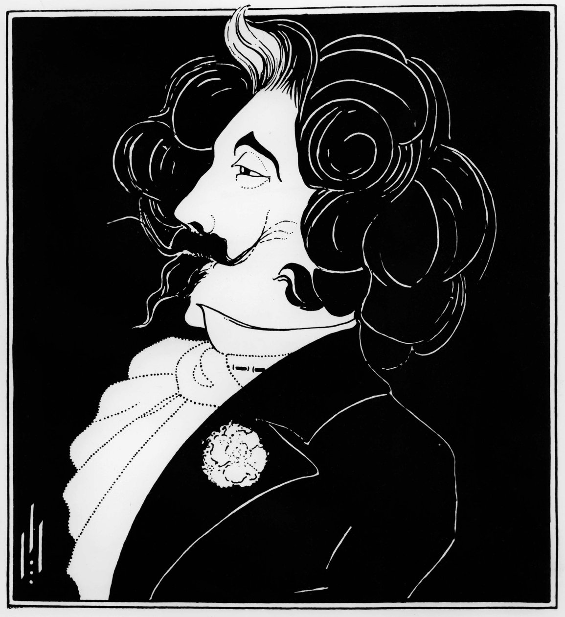 James McNeill Whistler (1834-1903) von Aubrey Beardsley