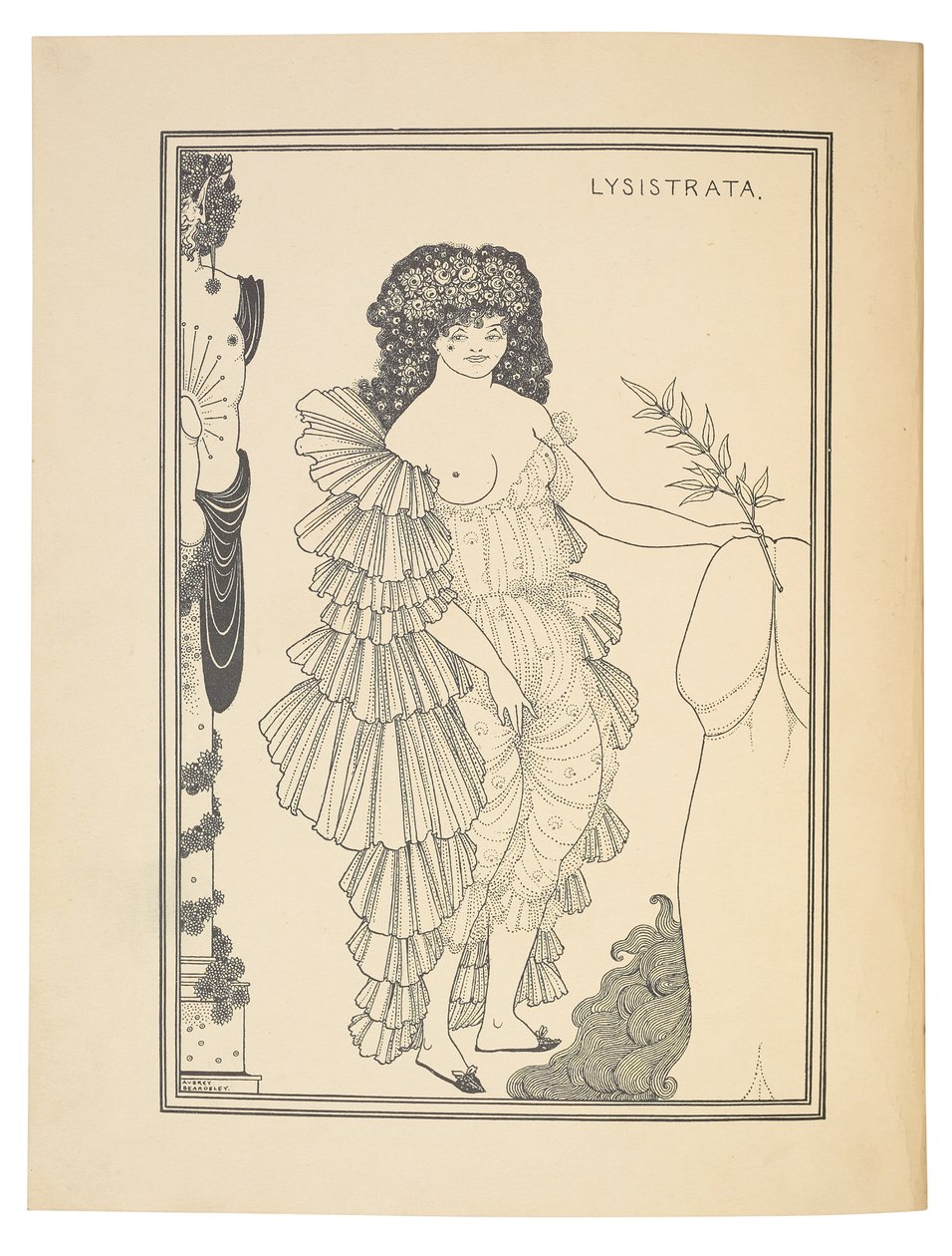 Lysistrata, 1896 von Aubrey Beardsley