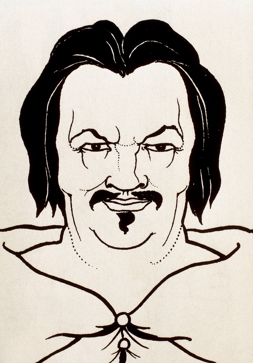 Porträt von Honoré de Balzac von Aubrey Beardsley