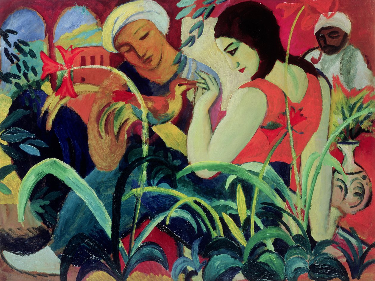Orientalische Frauen (Odalisken), 1912 von August Macke