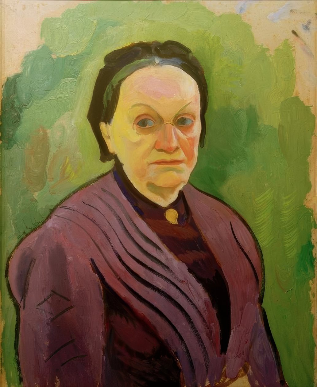 Porträtstudie Katharina Koehler von August Macke