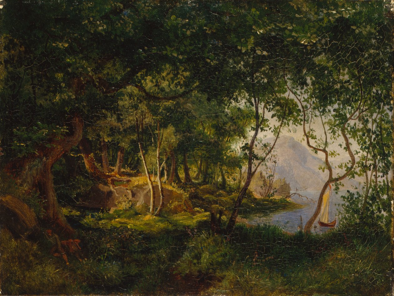 Landschaftsstudie von August Cappelen