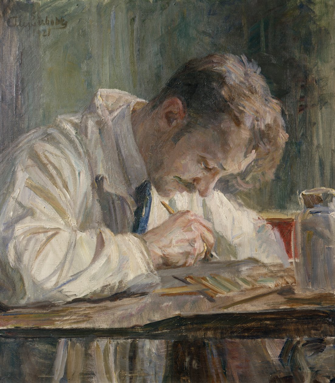 Die Porzellanmalerin von August Eiebakke