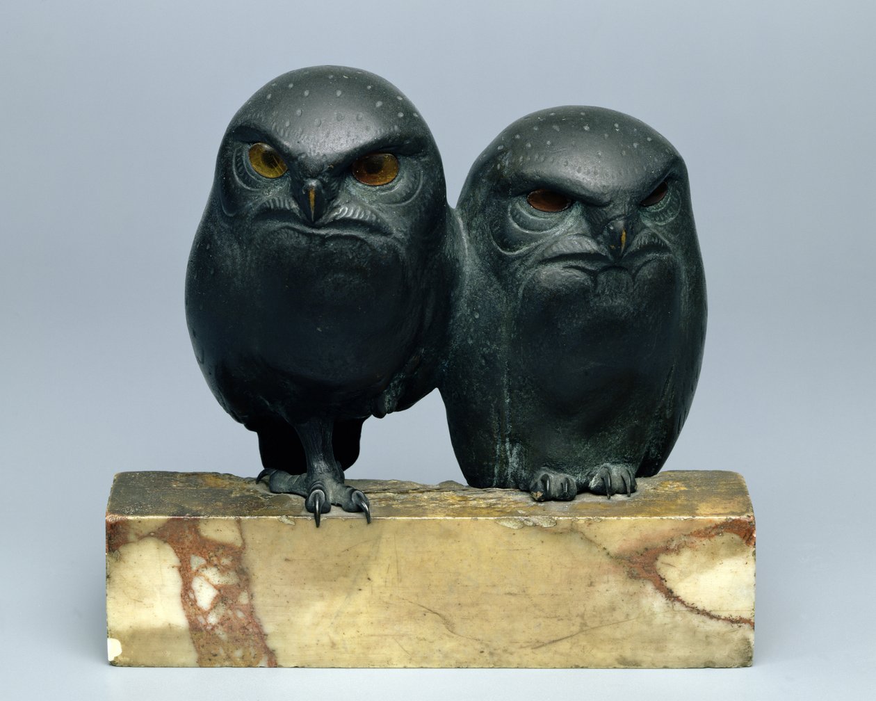Zwei Eulen, 1903-04 von August Gaul