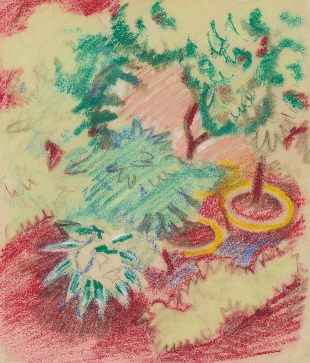 Blumentöpfe von August Macke