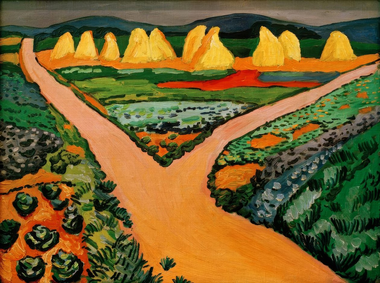 Gemüsefelder von August Macke