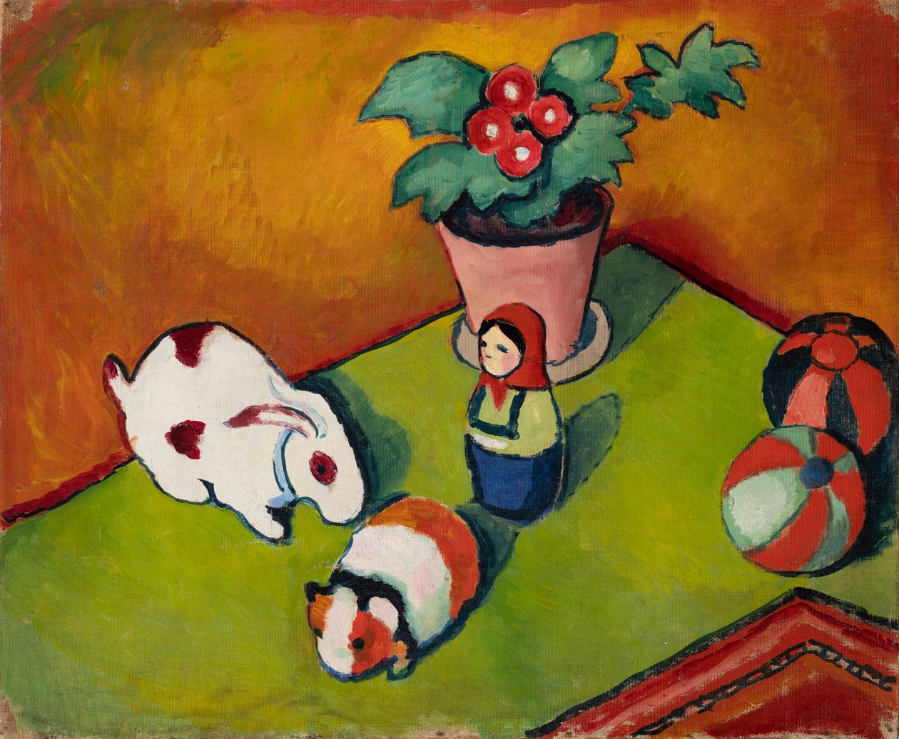 Walters kleine Spielzeuge von August Macke