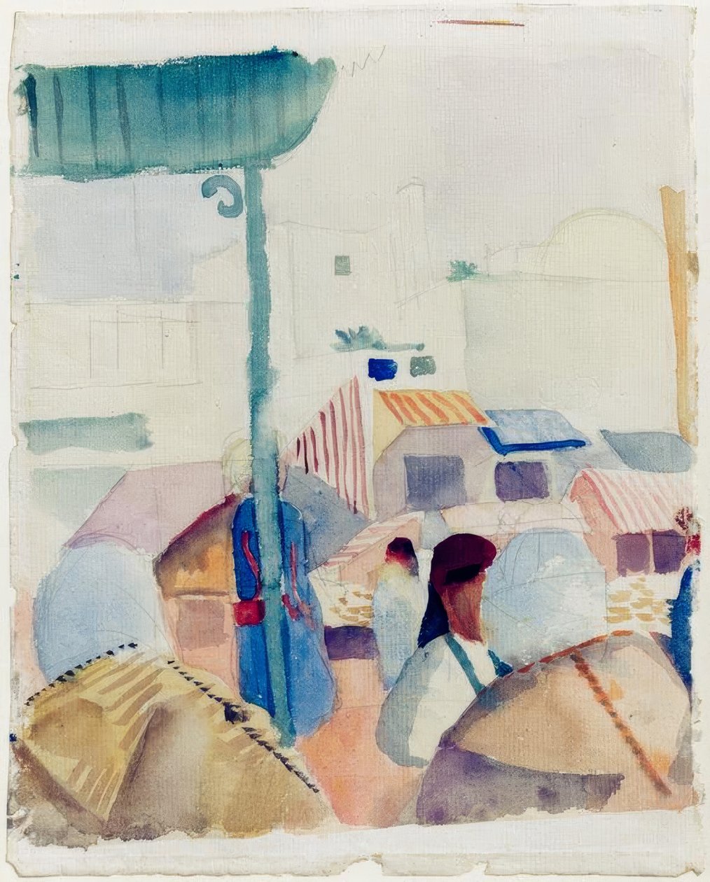Markt in Tunis II von August Macke